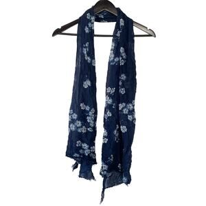 Lauren Ralph Lauren Blue Floral Scarf